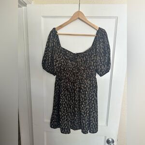 LUSH Black Floral Dress